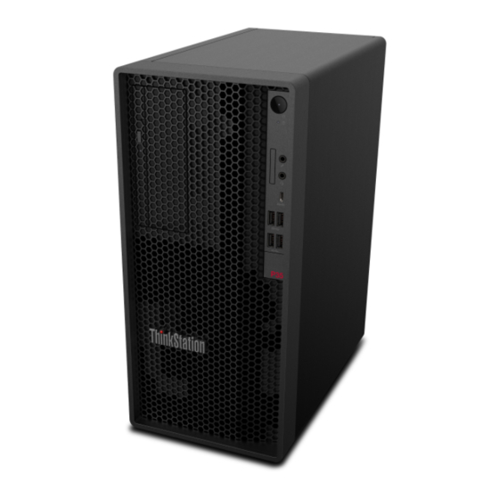 Lenovo ThinkStation P358 Tower Manuals