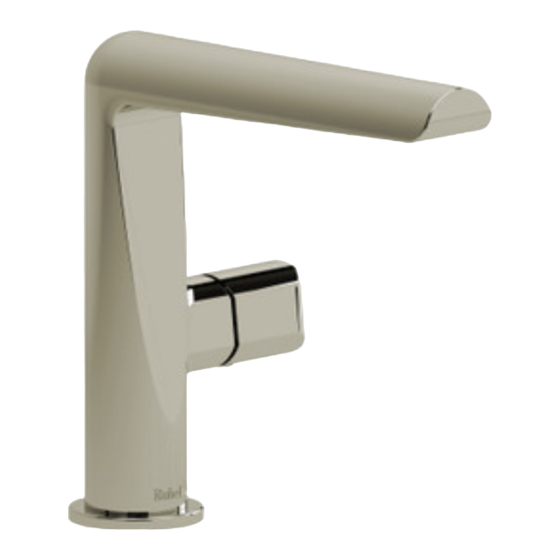 Riobel Parabola PBS01BG Installation Manual