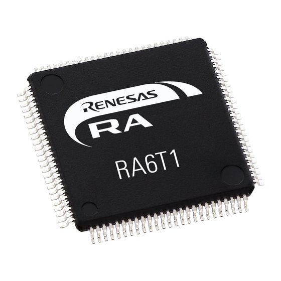 Renesas RA6T1 User Manual