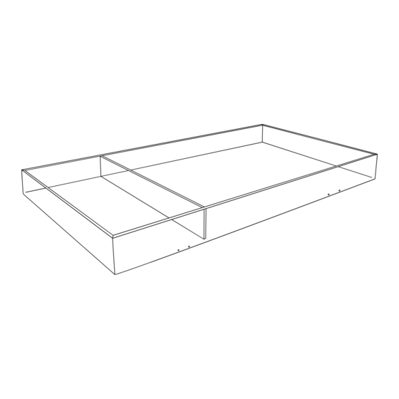 Nursery Works ACRYLIC CHANGING TRAY Instruction Manual