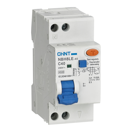 CHINT NBH8LE-40 User Instruction