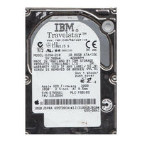 IBM DJSA-210 - Travelstar 10 GB Hard Drive Specifications