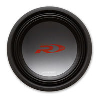 Alpine SWR-1042D - Type-R Car Subwoofer Driver Application Manual