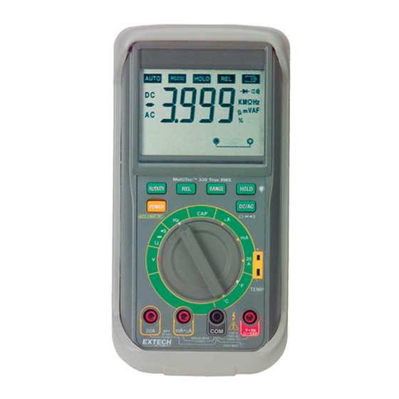 Extech Instruments MultiTec MT310 User Manual