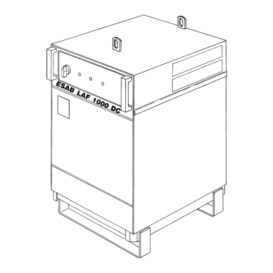ESAB LAF 1000 Manuals