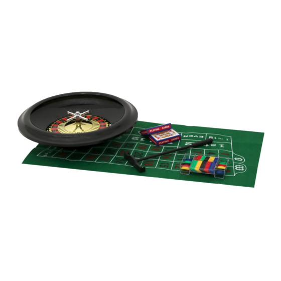 Oypla Leisure Roulette Wheel Set User Manual