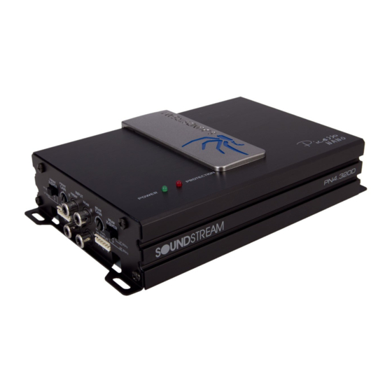 Soundstream PICASSO NANO PN4.320D Owner's Manual