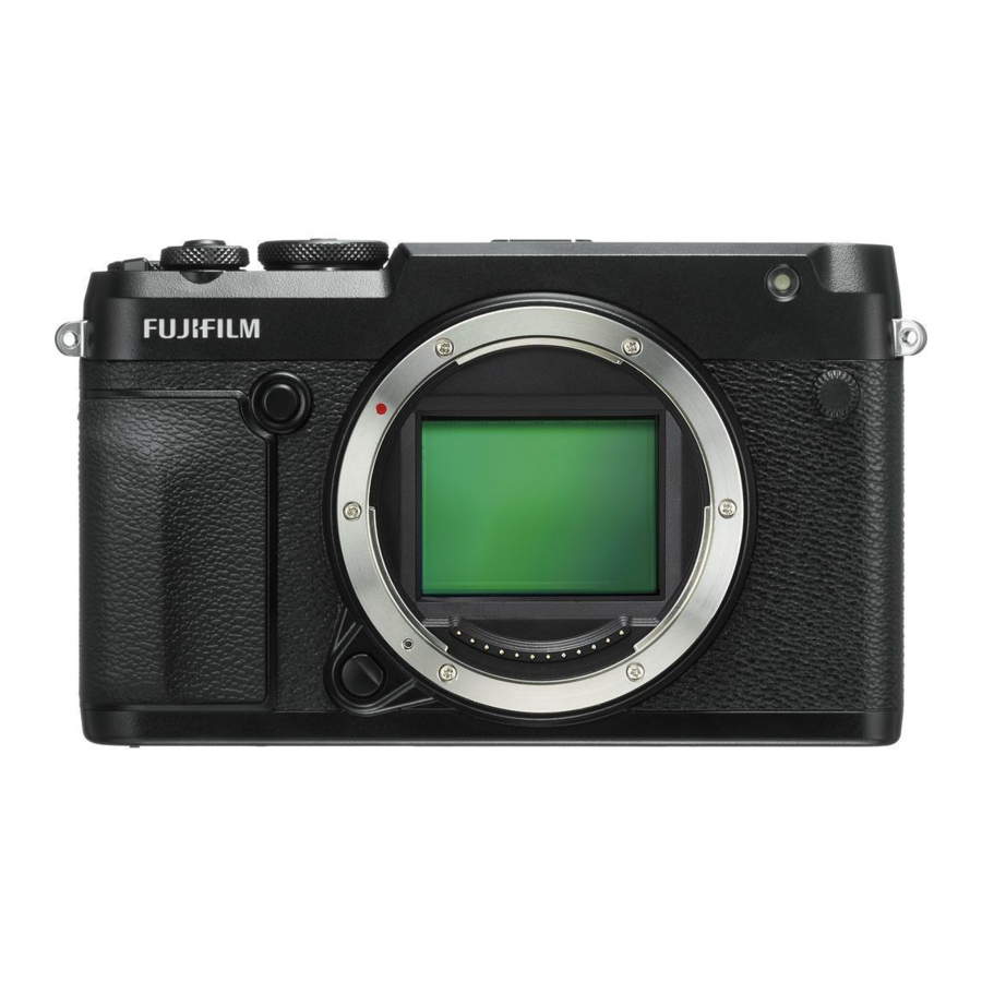 FujiFilm GFX 50R - Digital Camera Manual