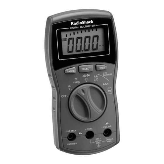 Radio Shack 2200813 User Manual