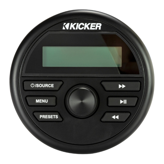 Kicker KMC2 Owner's Manual