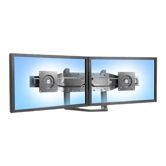 Ergotron Dual Monitor and Handle Kit Assembly Instructions Manual