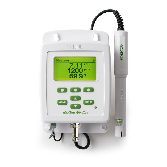 Hanna Instruments GROLINE HI981420 Instruction Manual