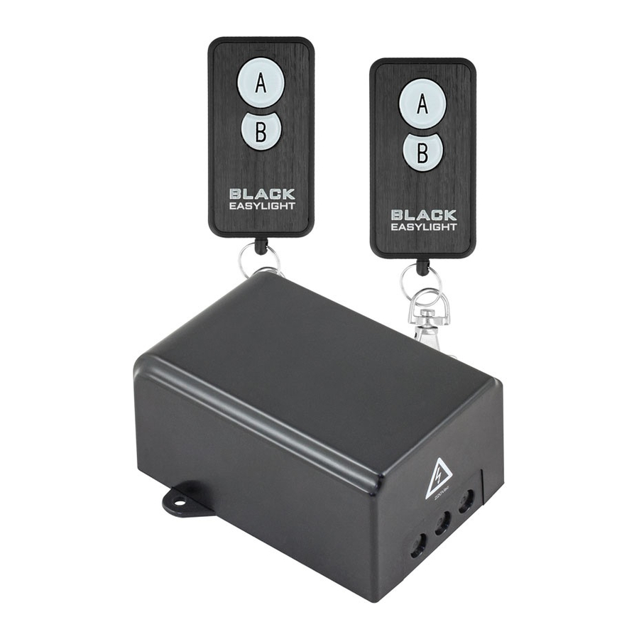 JollyLine Black Easy Light Quick Start Manual