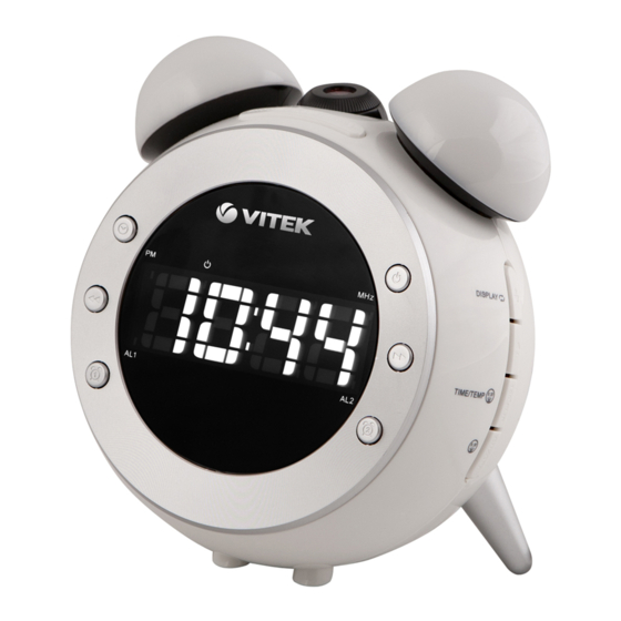 Vitek VT-3525 W Clock Radio Manuals