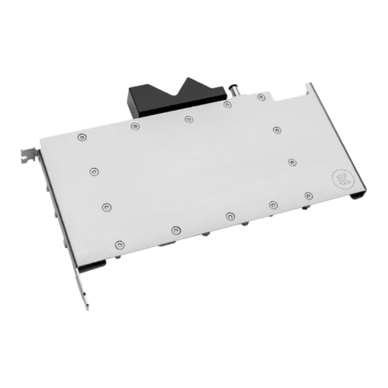 ekwb EK-PRO GPU WB RTX 30 0 Series User Manual