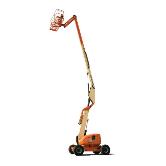 JLG 600A Service And Maintenance Manual