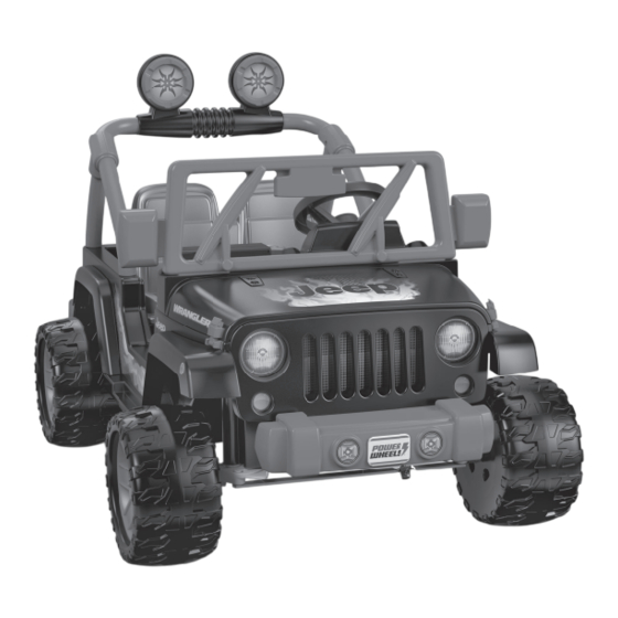 Mattel POWER WHEELS FFR92 Owner's Manual With Assembly Instructions