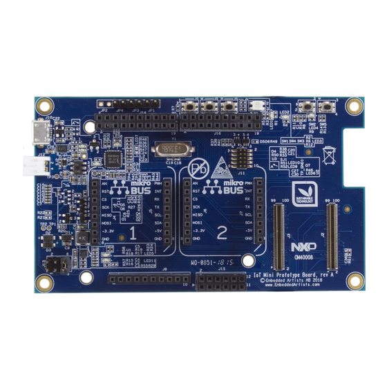 Embedded Artists IoT Mini Prototype Board User Manual