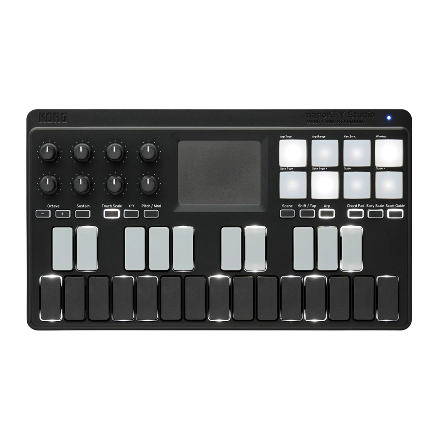 Korg nanoKEY Studio (EFGSJ 4) Manual
