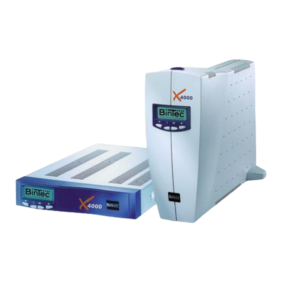 BinTec X4000 User Manual