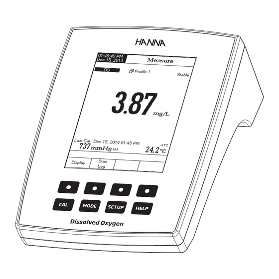 Hanna Instruments HI 5421 Instruction Manual