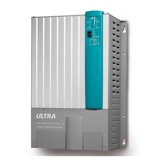 Mastervolt MASS COMBI ULTRA 12/3000-150 User And Installation Manual