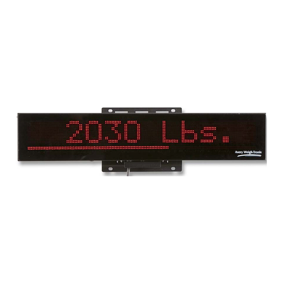 Avery Weigh-Tronix XLR Series Installation And Technical Instructions
