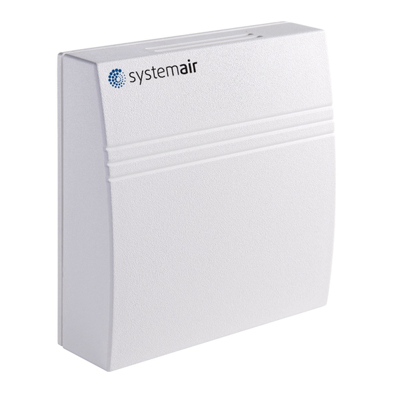 SystemAir NTC10k Installation Instructions Manual
