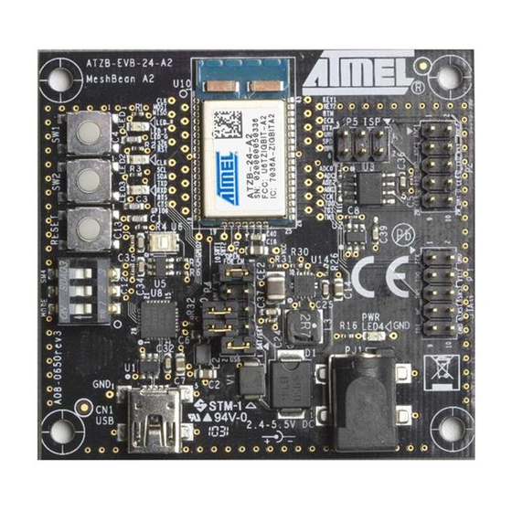 Atmel ATZB-EVB-24-SMA Manuals