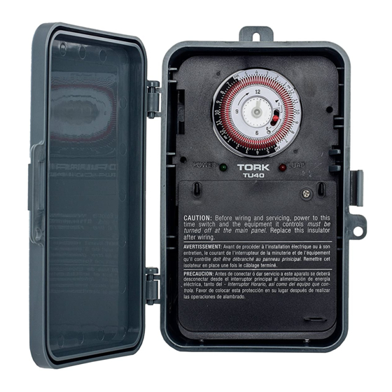 NSi INDUSTRIES TORK TU40 Quick Start Manual