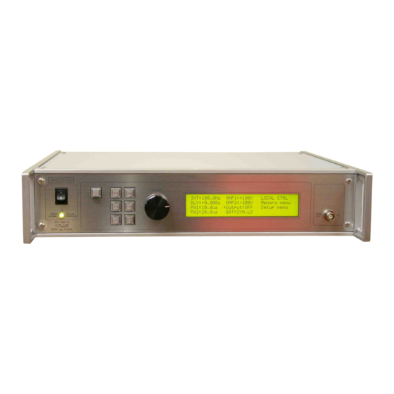 Avtech AVR-EBF6-B Instructions Manual