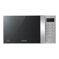 Samsung GE76V-SS/XEO Owner's Instructions & Cooking Manual