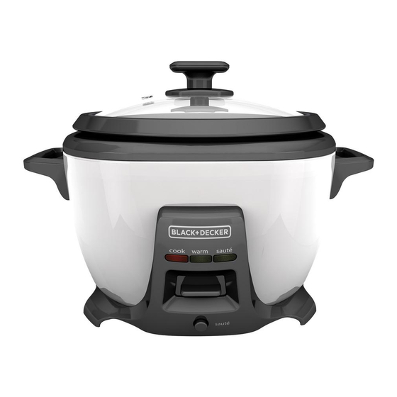 Black & Decker RCS614 Use And Care Manual