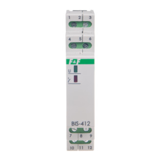 F&F BIS-412-LED Manual