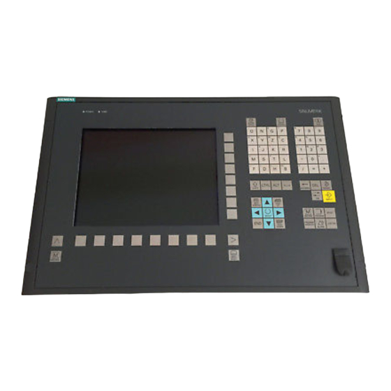 Siemens SINUMERIK 840D sl Equipment Manual