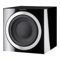 Bowers & Wilkins ASW10CM S2 Manual