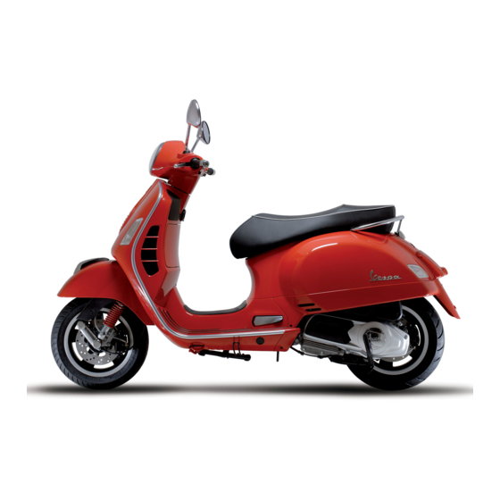 VESPA GTS Super 125 i.e. (2009) Manuals