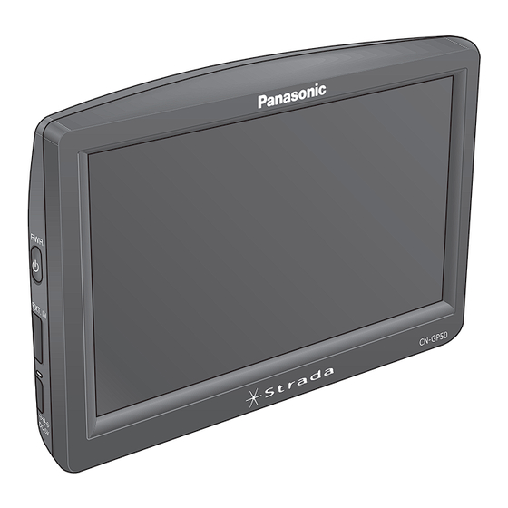 PANASONIC STRADA CN-GP50N QUICK REFERENCE MANUAL Pdf Download | ManualsLib