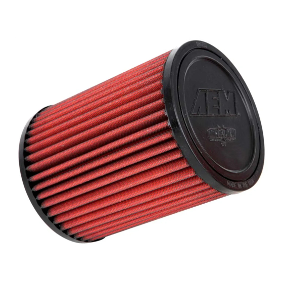 AEM Dryflow Installation Instructions And Technical Manual