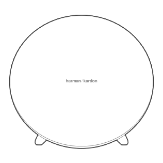 Harman Kardon ONYX STUDIO 3 Quick Start Manual
