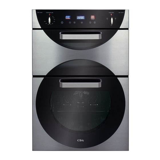CDA 9Q6 Series Manual For Installation, Use And Maintenance