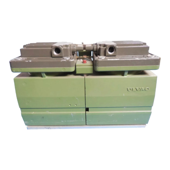 Ulvac DA-60D Instruction Manual