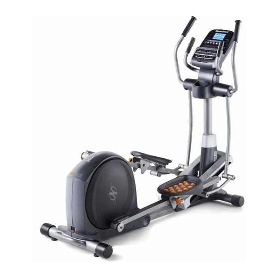 NordicTrack E 11.5 Elliptical Manual Do Utilizador