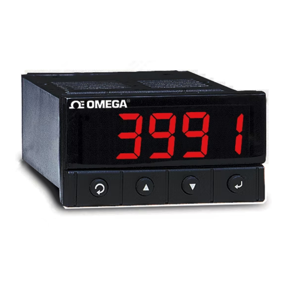 Omega PROCESS / STRAIN GAUGE CONTROLLER CNIS32 Quick Start Manual