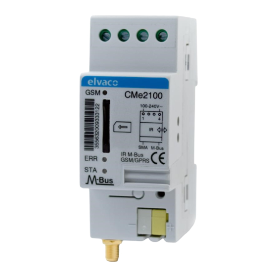Elvaco CMe2100 Quick Manual