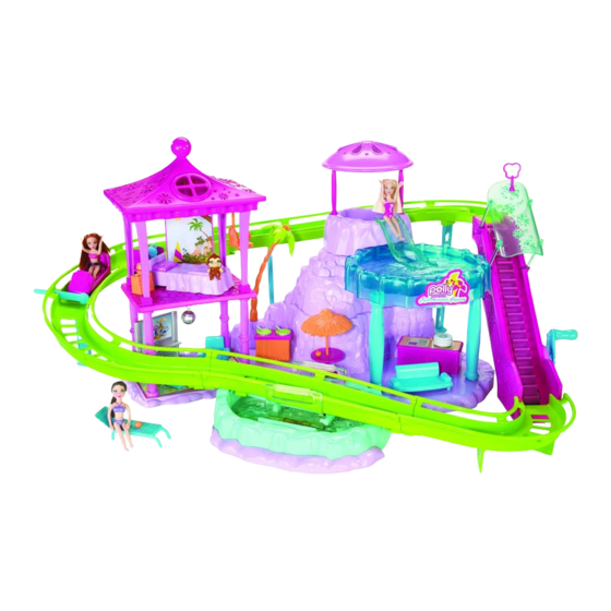 MATTEL POLLY POCKET ROLLER COASTER RESORT