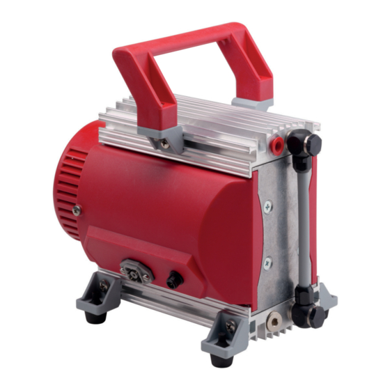 Pfeiffer Vacuum MVP 20-3 DC Operating Instructions Manual