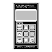 Dakota Ultrasonics MMX-6 DL Operation Manual