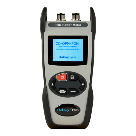 ChallengerOptics CO-OPM-PON Operating Manual
