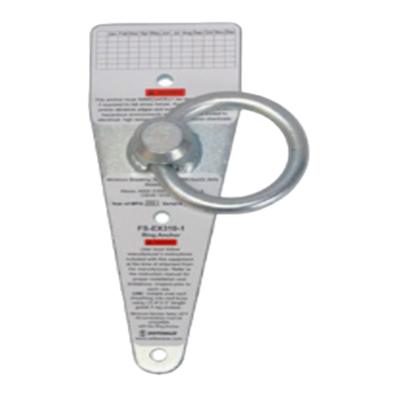 SafeWaze FS-EX310-1 Manual